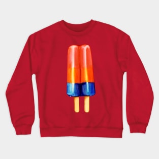 Rainbow Double pop Crewneck Sweatshirt